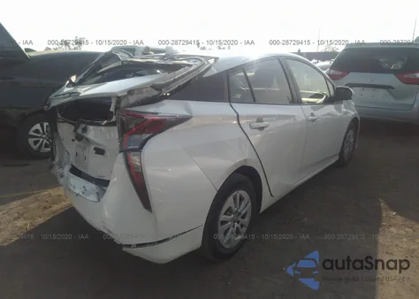2016 Toyota Prius Two from USA, damaged, VIN JTDKBRFU5G3003373